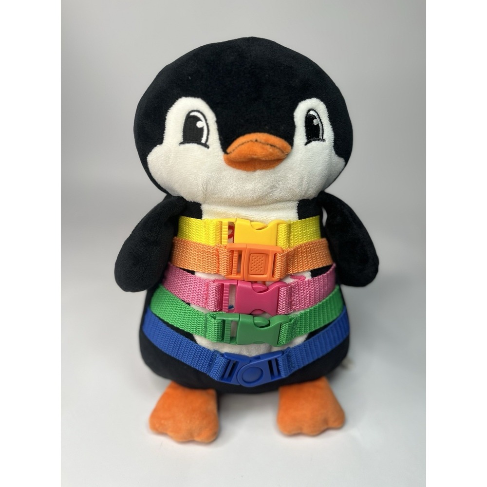 Blizzard Penguin Buckle Toys Sensory Learning 15" Plush Soft Toy Stuffed Animal